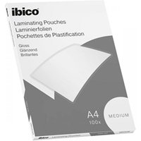 Ibico Basics A4 Gloss Laminating Pouches 80 Micron Pack of 100 (627309)