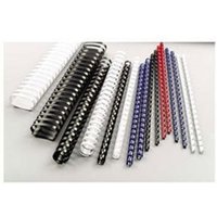 GBC Binding Combs Plastic 21 Ring 45 Sheets A4 8mm Blue - 4028234