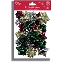 Eurowrap 40 Traditional Metallic Bows Assorted (Pack of 12) X-31403-BC