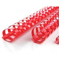 GBC Binding Combs Plastic 21 Ring 45 Sheets A4 8mm Red - 4028214