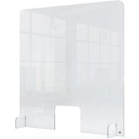 Nobo 1915488 Plexiglass Counter Screen with hole 700 x 850mm