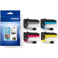 Brother Value Pack Black Cyan Magenta Yellow Standard Capacity Ink Cartridge 750 pages - LC424VAL - Brother DCP-J Series Ink Cartridges - Brother DCP-J1200W Ink Cartridges