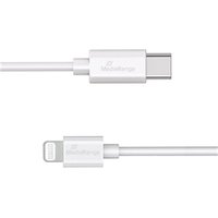 MediaRange Apple Lightning to USB Type-C Charge + Sync Cable 1m White MediaRange Apple Lightning to USB Type-C Charge + Sync Cable 1m White