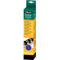 UK Office Direct Enjoy 15% Discount on Fellowes 53309 10mm Blue Comb Pack of 25
