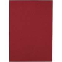 GBC Antelope Binding Covers Leather-look Plain A4 Red - CE040030