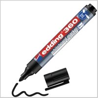Edding 360 Whiteboard Marker 1.5-3mm Stroke Width Black Pack of 10 (4-360001)