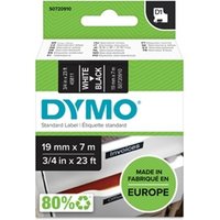 Original Dymo 45811 White on Black 19mm x 7m D1 Label Cartridge (S0720910)