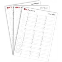 Colop 10 A4 Sheets of Self-Adhesive Printer Label 30 labels per sheet White (153559)