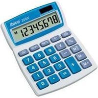 Ibico 208X Desktop Calculator Desktop Tilt-screen Currency Solar and B