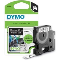 DYMO D1 High-Performance Flexible Nylon Labels | Authentic | 19 mm x 3.5 m Roll | Black Print on White | Self-Adhesive Labels for LabelManager Label Printers | Authentic