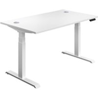 Economy Sit Stand Desk 1800 X 800 White-White