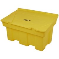 Stackable Polyethylene Grit Bin cw Salt 350L Yellow GB350ST