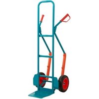 Apollo Heavy Duty Sack Truck; High Back; Puncture Proof Wheels; Teal