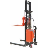 Vulcan Manual Straddle Stacker Fork Height mm: 1600 Steel Black/Orange