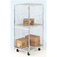 Demountable Roll Container 4 Security Sides; Height 1640; 500kg Silver