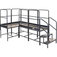 Platform System-4 (3x1 corner)x500Hmm Plat.-1 Tread Unit&8 Guards