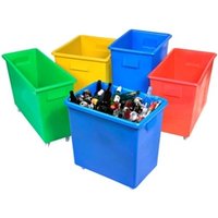 Proplaz Xtra Food Grade Polyethylene Bottle Skip; 185L; Green