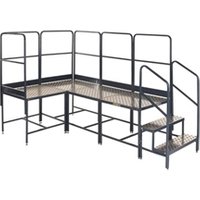 Platform System-4 (3x1 corner)x500Hmm Plat.-1 Tread Unit&6 Guards