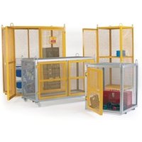 Security Cage; 1680 x 700 x 700; Single Door; 500kg; Silver