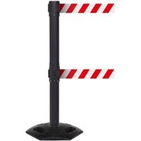 Obex Barriers Weatherproof Twin Belt Barrier Belt Length mm 3400 Black