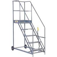 Easy Climb Steps - 600mm Platform - 6 Tread - Grey