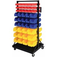 Bin Rack cw 90 Polypropylene Bins GIL90Y