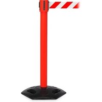 Obex Barriers Weatherproof Single Belt Barrier Belt Length mm 4900 Red