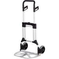 Heavy Duty' Compact Truck Solid Wheels; Aluminium; 200kg; Silver/Black