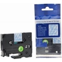 Compatible Brother P - Touch TZe - 123 Blue on Clear also for TZ - 123 Label Cassette