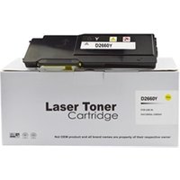 ALPA-CArtridge Comp Dell C2660 Hi Yield Yellow Toner - 593-BBBR