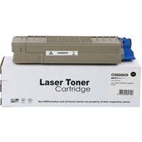 CTS Wholesale Remanufactured OKI C5800 Std Black Toner 43324424