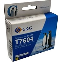 G+G Compatible Epson T7604 Yellow C13T760440 Inkjet