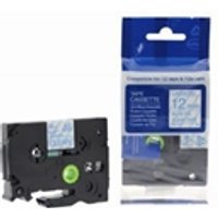 Compatible Brother P - Touch TZe - 133 Blue on Clear also for TZ - 133 Label Cassette