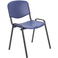 Canteen Stacking Chair Poly Frame Blue CH0506BL