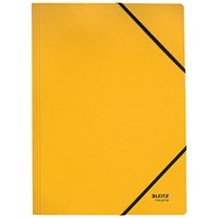 Leitz Recycle Card Folder with elastic bands, Yellow - Outer carton of