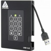 Apricorn Aegis Fortress SSD USB 3.0 2TB Black A253PL256S2000F APC91434
