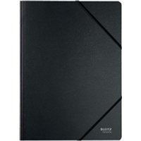 Leitz Recycle Card Folder Elastic Bands A4 Black (Pack of 10) 39080095