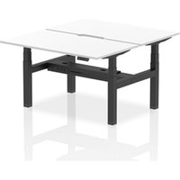 Air Back-to-Back 1400 x 800mm Height Adjustable 2 Person Office Bench