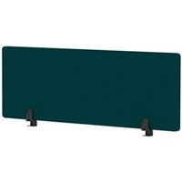 Air Desktop Screen 1200 x 400mm Bespoke Maringa Teal Fabric HA03090