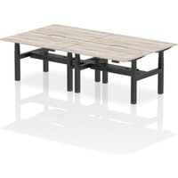Air Back-to-Back 1400 x 800mm Height Adjustable 4 Person Office Bench