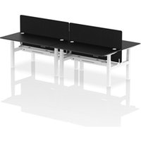 Air Back-to-Back 1600 x 800mm Height Adjustable 4 Person Office Bench