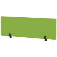 Air Desktop Screen 1400 x 400mm Bespoke Myrrh Green Fabric HA03099