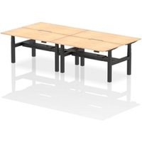 Air Back-to-Back 1600 x 800mm Height Adjustable 4 Person Office Bench