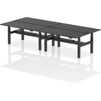 Air Back-to-Back 1800 x 800mm Height Adjustable 4 Person Office Bench