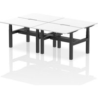Air Back-to-Back 1200 x 800mm Height Adjustable 4 Person Office Bench