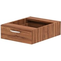 Impulse 1 Drawer Fixed Pedestal Walnut I004636
