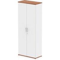 Impulse 2000mm Cupboard Walnut and White I005099