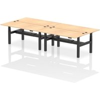 Air Back-to-Back 1800 x 800mm Height Adjustable 4 Person Office Bench