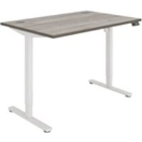 Office Single Motor Sit Stand Desk 1200X800 Oak White