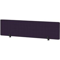 Air Desktop Screen 1800 x 400mm Bespoke Tansy Purple Fabric HA03119